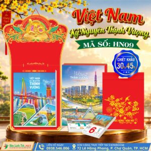 MS: HN09 - Việt Nam Kỷ Nguyên Thịnh Vượng - Bloc Siêu Đại (20x30cm)