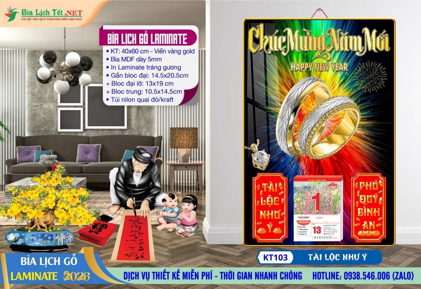 Mã Số: KT103 - Tài Lộc Như Ý