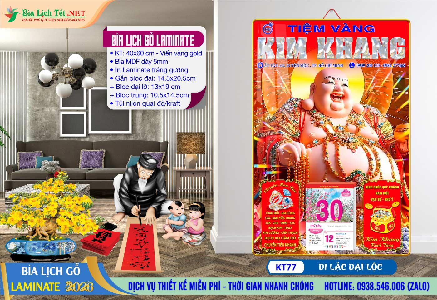 Mã Số: KT77 - Di Lặc Đại Lộc