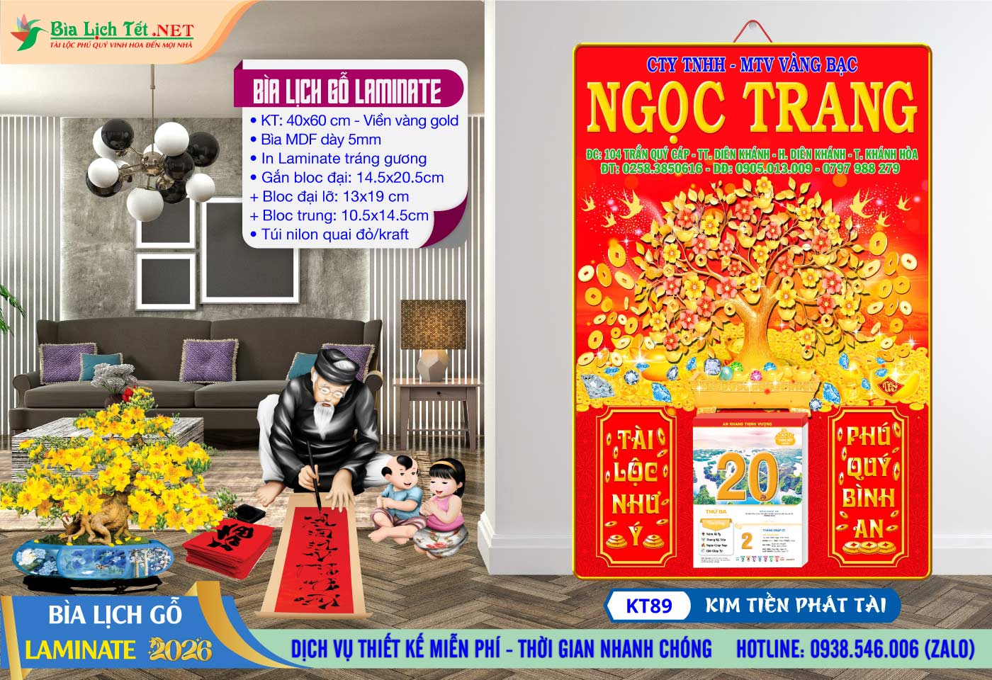 Mã Số: KT89 - Kim Tiền Phát Tài