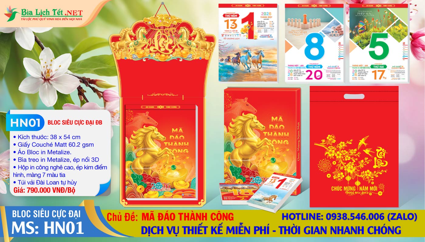 Bloc Siêu Cực Đại Đặc Biệt - HN01 - Mã Đáo Thành Công