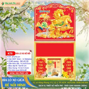 Bìa Lò Xo Giữa Bế Nổi - KT8 - Song Mã Phát Lộc