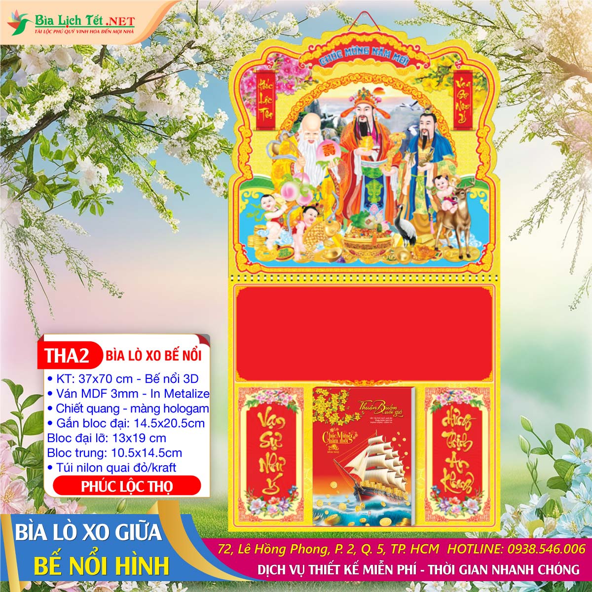 Bìa Lò Xo Giữa Bế Nổi - THA2 - Phúc Lộc Thọ