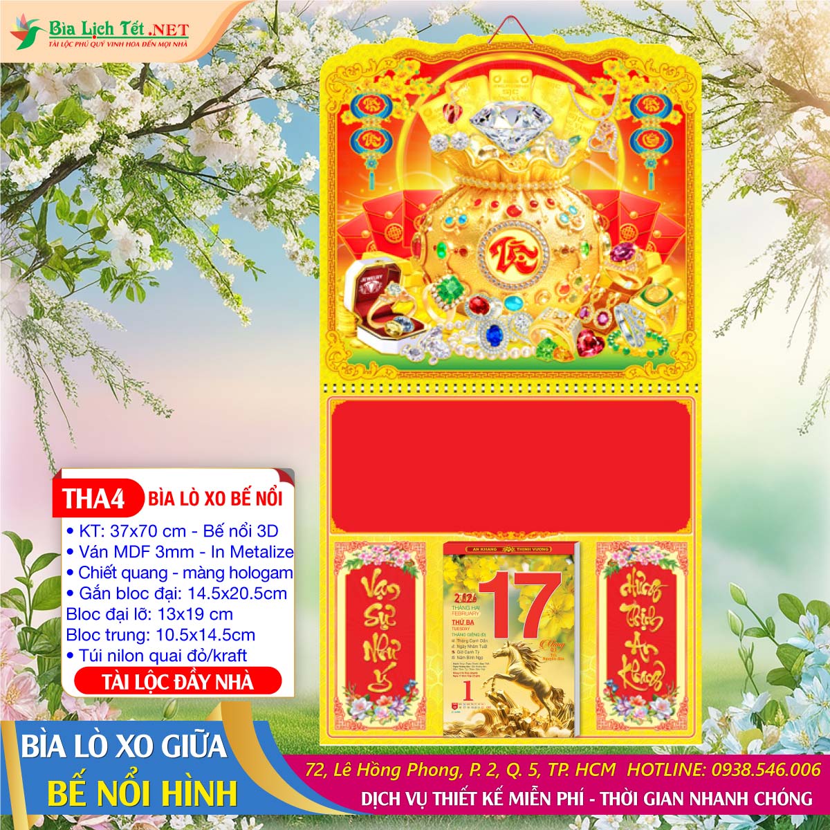 Bìa Lò Xo Giữa Bế Nổi - THA4 - Tài Lộc Đầy Nhà