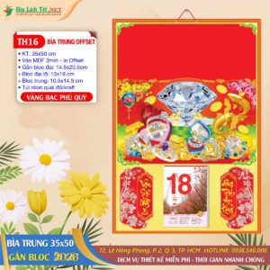Bìa Trung 35x50 - TH16 - Vàng Bạc Phú Quý
