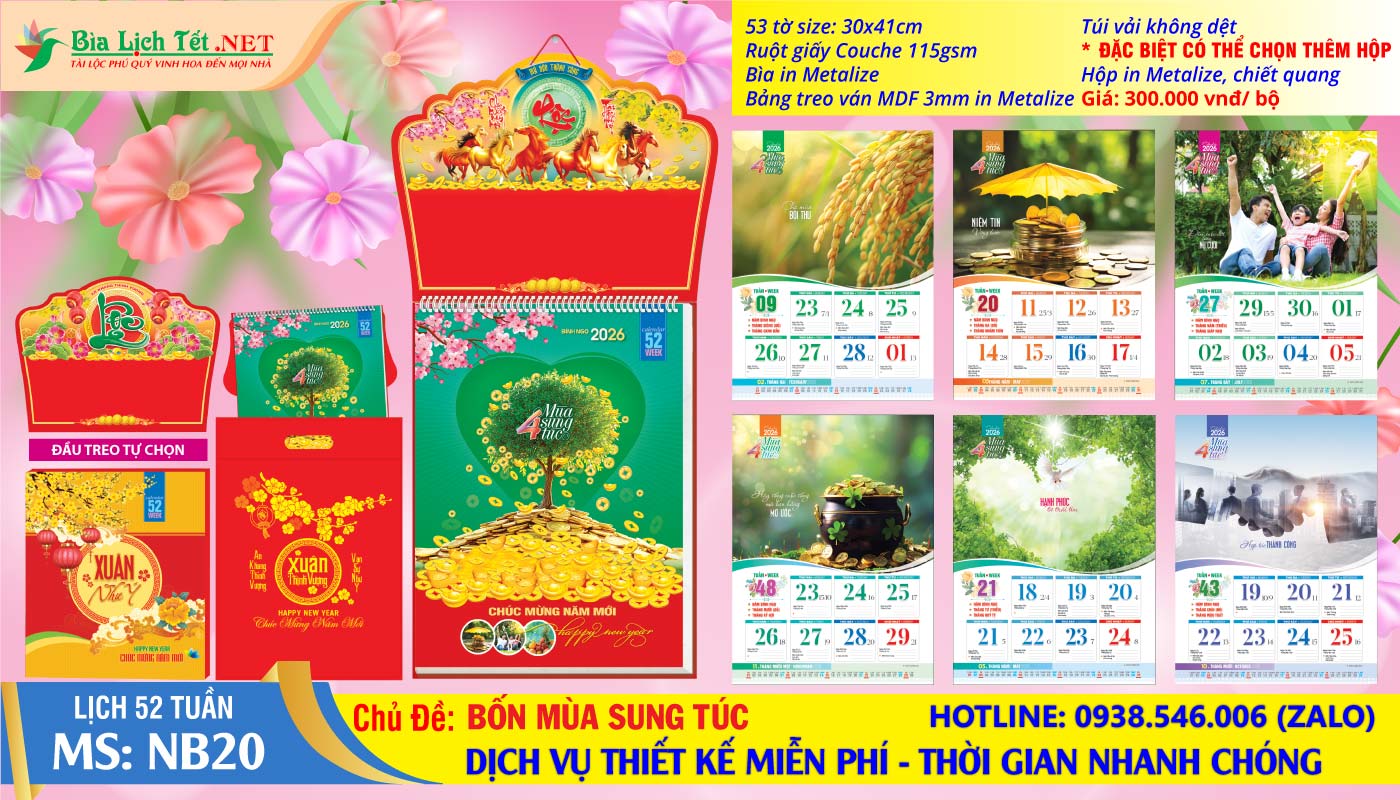 Mã Số: NB20 - Bốn Mùa Sung Túc