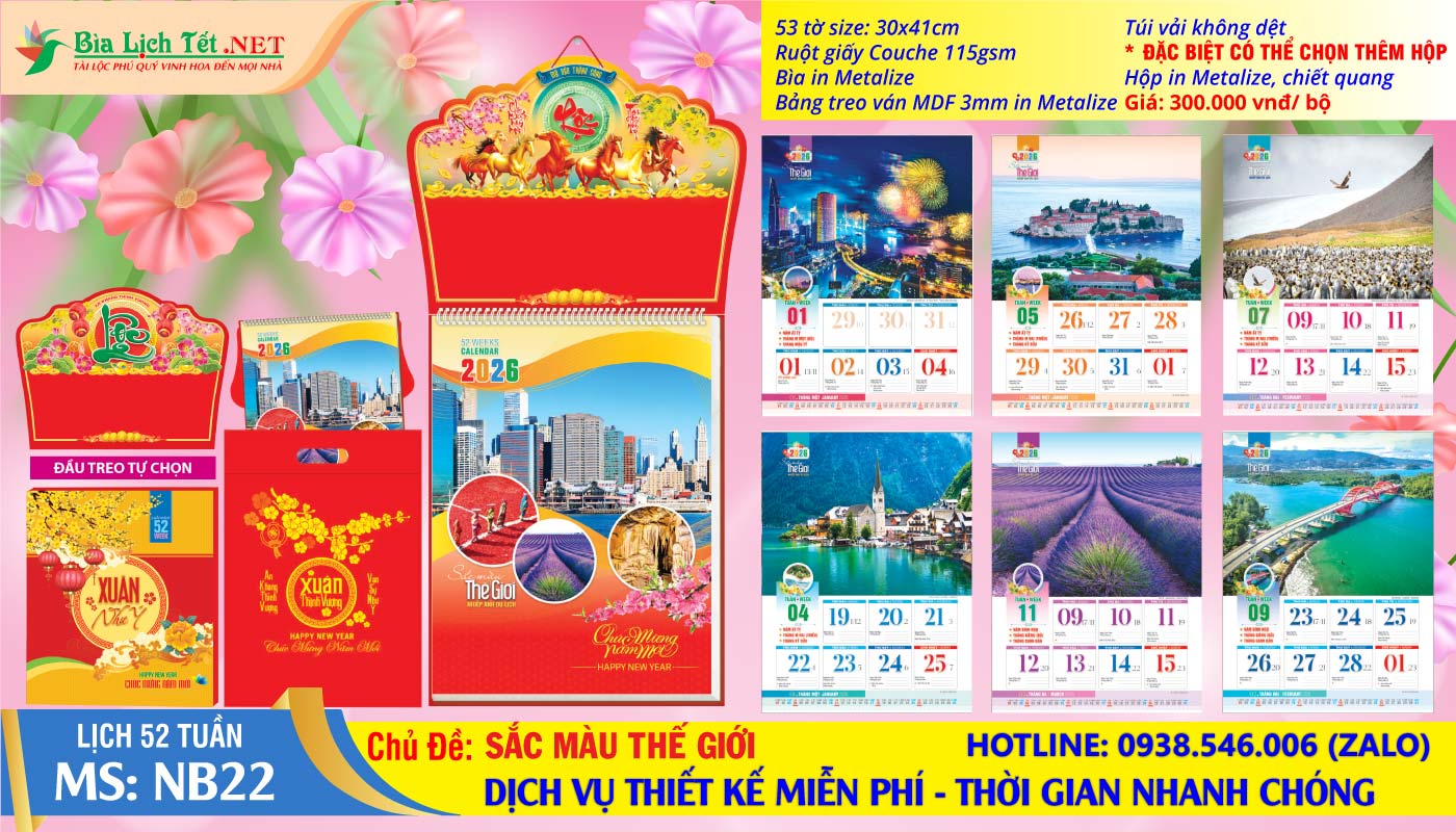 Mã Số: NB22 - Sắc Màu Thế Giới