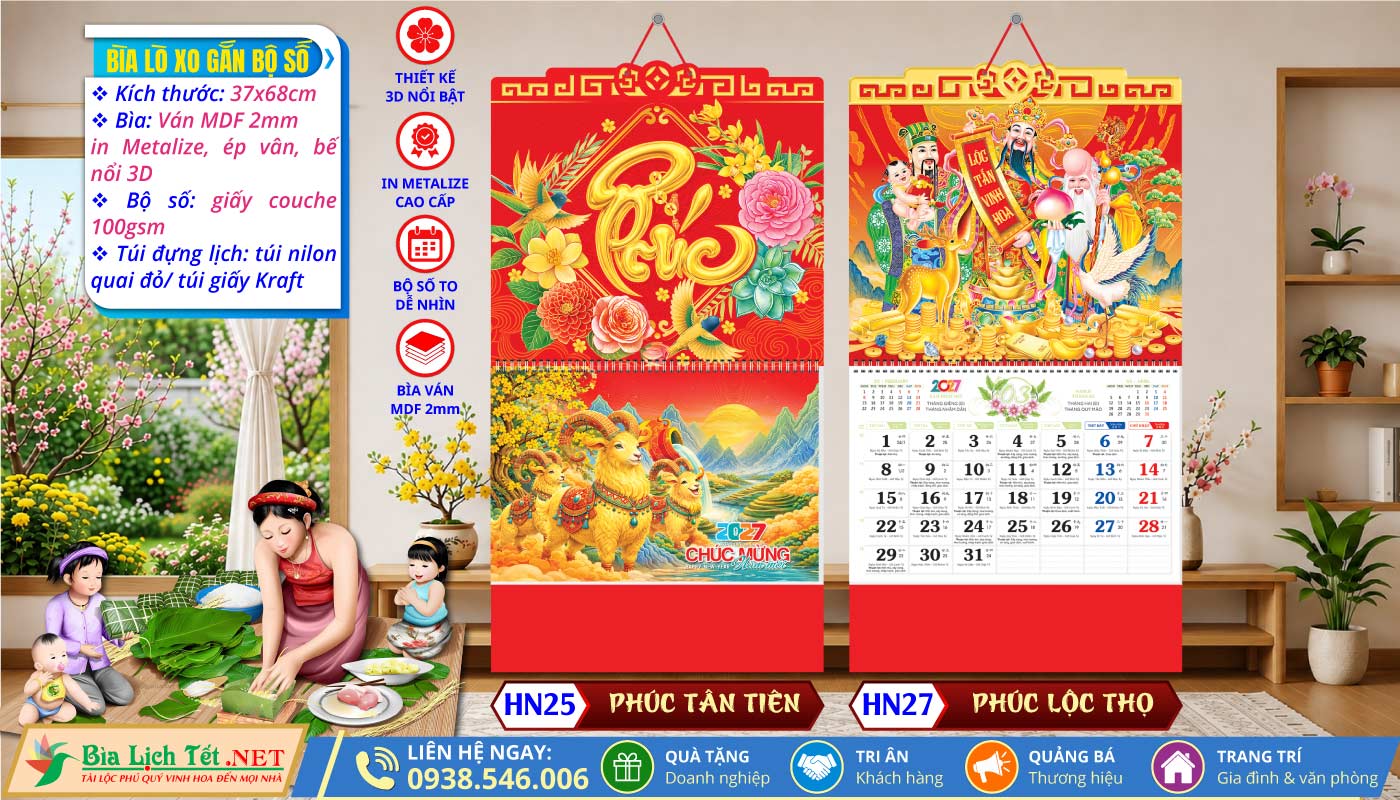 MS: HN25 - Phúc Tân Niên + MS: HN27 - Phúc Lộc Thọ