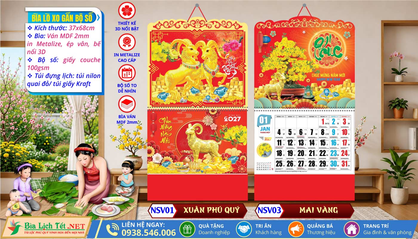 MS: NSV01 - Xuân Phú Quý + MS: NSV03 - Mai Vàng