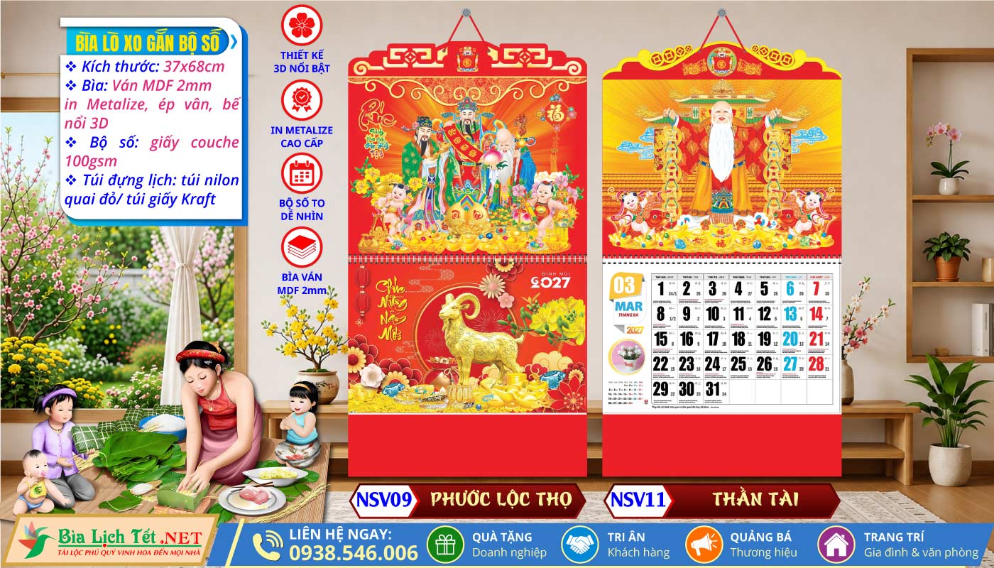 MS: NSV09 - Phước Lộc Thọ + MS: NSV11 - Thần Tài