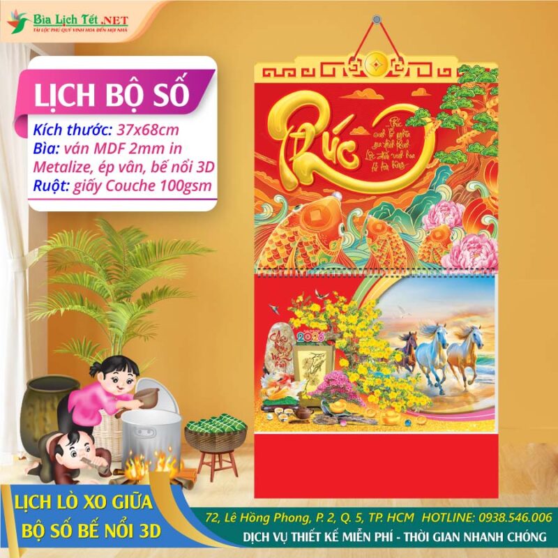 Lịch Lò Xo Giữa Bộ Số Hoa Niên