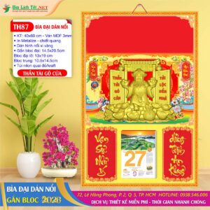 Bìa Đại Dán Nổi - TH87 - Thần Tài Gõ Cửa