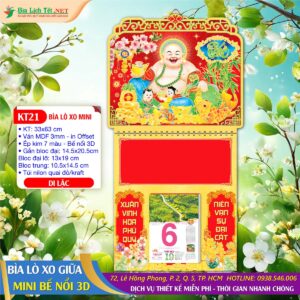 Bìa Lò Xo Mini (33x63cm) Bế Nổi - KT21 - Di Lặc