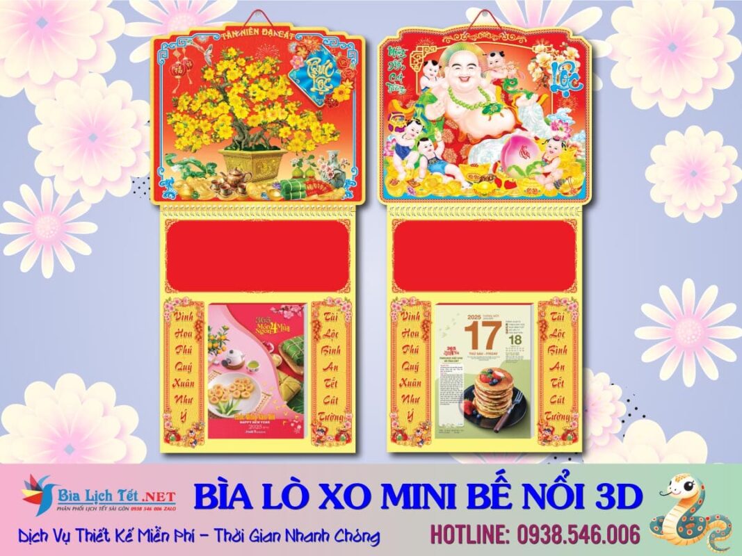 Bìa Lò Xo Mini Bế Nổi