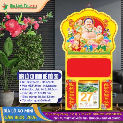 Bìa Lò Xo Mini Bế Nổi