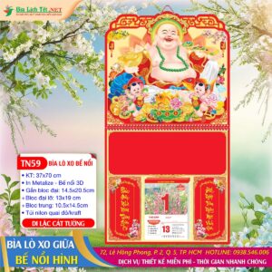 Bìa Lò Xo (37x70) Bế Nổi - TN59 - Di Lặc Cát Tường